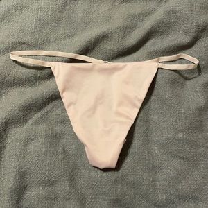 NWT Victoria’s Secret V-string Thong Small satin